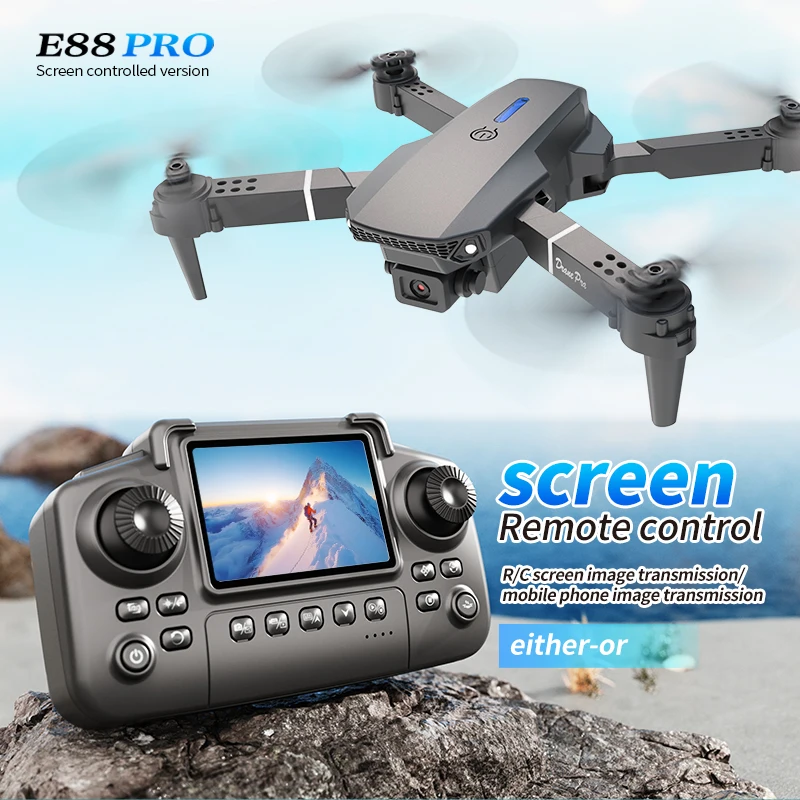 Drone Kit Professional - طائرة بدون طيار احترافية E88 PRO