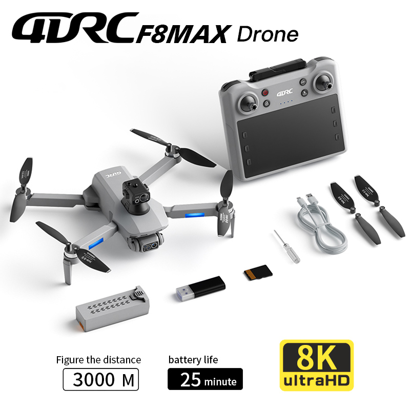 Drone Kit Professional - F8 MAX GPS الطائرة بدون طيار